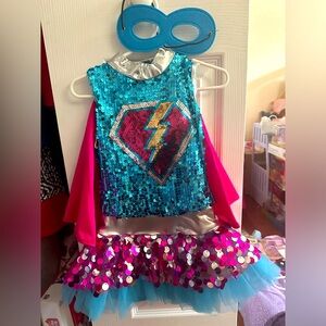 Super hero dance costume. Like new